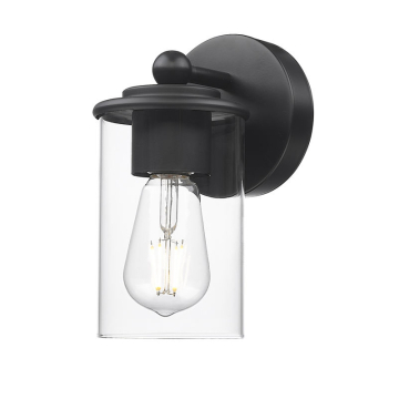 Z-Lite Thayer 1-Light Wall Sconce - 120V - Matte Black