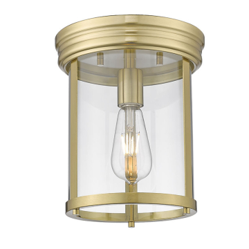 Z-Lite Thayer 1-Light Flush Mount - 120V - Luxe Gold
