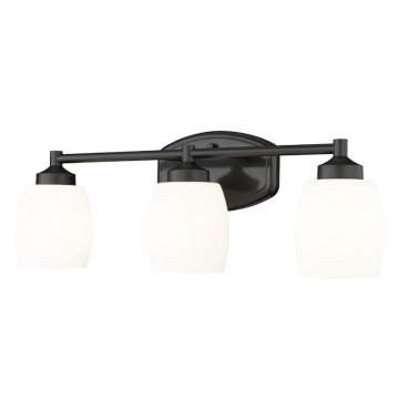 Z-Lite Kendrick 3-Light Vanity - 120V - Matte Black