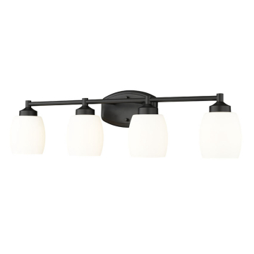 Z-Lite Kendrick 4-Light Vanity - 120V - Matte Black