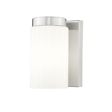 Z-Lite Burk 1-Light Wall Sconce - 120V - Brushed Nickel