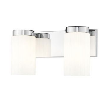Z-Lite Burk 2-Light Vanity - 120V - Chrome