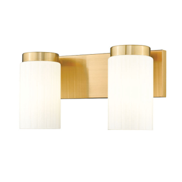 Z-Lite Burk 2-Light Vanity - 120V - Luxe Gold