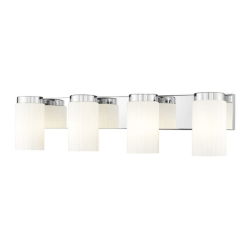Z-Lite Burk 4-Light Vanity - 120V - Chrome
