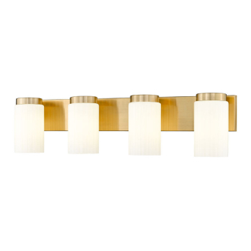 Z-Lite Burk 4-Light Vanity - 120V - Luxe Gold
