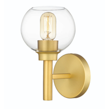 Z-Lite Sutton 1-Light Wall Sconce - 120V - Brushed Gold