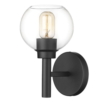 Z-Lite Sutton 1-Light Wall Sconce - 120V - Matte Black