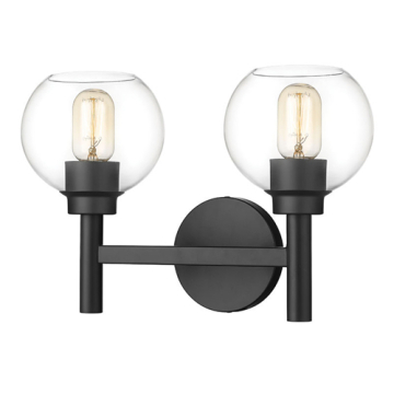 Z-Lite Sutton 2-Light Vanity - 120V - Matte Black