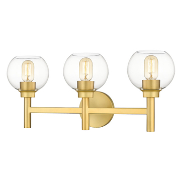 Z-Lite Sutton 3-Light Vanity - 120V - Brushed Gold