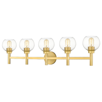 Z-Lite Sutton 5-Light Vanity - 120V - Brushed Gold