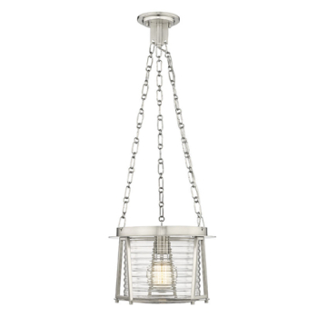Z-Lite Cape Harbor 1-Light Pendant - 120V - Brushed Nickel
