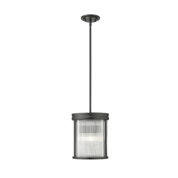 Z-Lite Carnaby 10" 3-Light Pendant - 120V - Matte Black