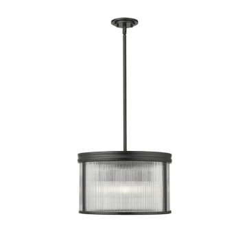 Z-Lite Carnaby 18" 5-Light Pendant - 120V - Matte Black