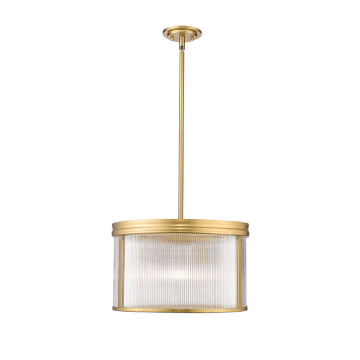 Z-Lite Carnaby 18" 5-Light Pendant - 120V - Modern Gold