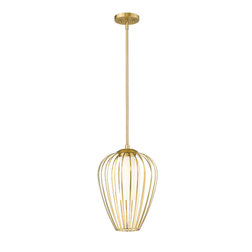 Z-Lite Savanti 12" 1-Light Pendant - 120V - Modern Gold