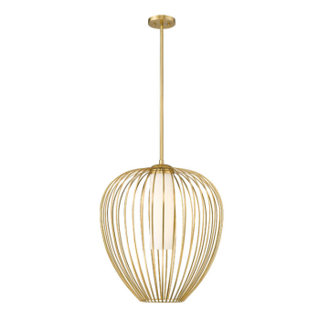 Z-Lite Savanti 22" 1-Light Pendant - 120V - Modern Gold