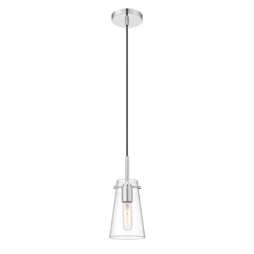 Z-Lite Kira 8" 1-Light Pendant - 120V - Chrome