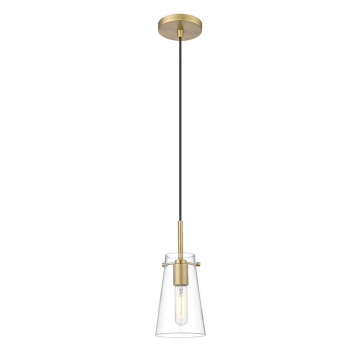 Z-Lite Kira 8" 1-Light Pendant - 120V - Modern Gold