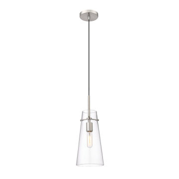 Z-Lite Kira 13" 1-Light Pendant - 120V - Brushed Nickel