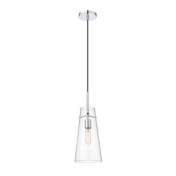 Z-Lite Kira 13" 1-Light Pendant - 120V - Chrome