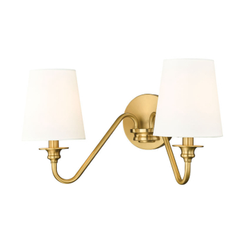 Z-Lite Gianna 2-Light Wall Sconce - 120V - Modern Gold