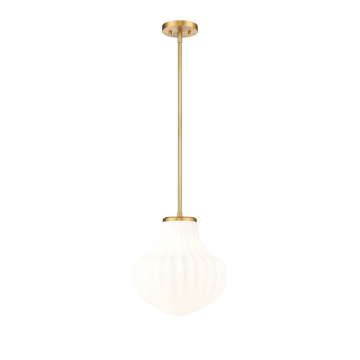 Z-Lite Newbury 13" 1-Light Pendant - 120V - Modern Gold