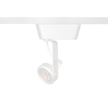 WAC Lighting HT-180 LED Low Voltage J-Track Head - 450 Lumens - 8W - 3000K - 120V - White