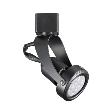 WAC Lighting TK-104 Miniature LED Line Voltage J-Track Head - 470 Lumens - 8W - 3000K - 120V - Black