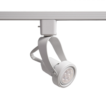 WAC Lighting TK-104 Miniature LED Line Voltage J-Track Head - 470 Lumens - 8W - 3000K - 120V - White