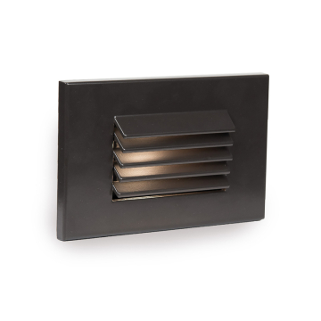 WAC Lighting LED Horizontal Louvered Step / Wall Light - 36 Lumens - 3.5W - 3000K - 120V - Bronze