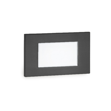 WAC Lighting LED Diffused Step / Wall Light - 40 Lumens - 3.5W - 3000K - 120V - Black