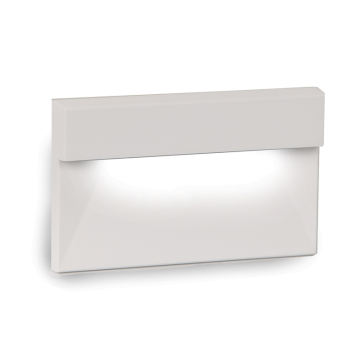 WAC Lighting LED Horizontal Ledge Step / Wall Light - 3 Lumens - 3.5W - 3000K - 120V - White