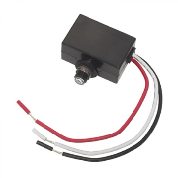 SATCO|NUVO LED Photocell - Black Finish - Outdoor Use