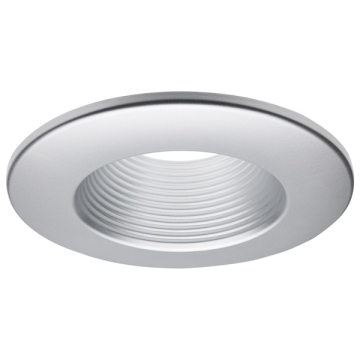 SATCO|NUVO Deep Baffle Trim - 5/6" - Brushed Nickel Finish