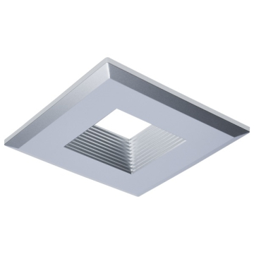 SATCO|NUVO Deep Baffle Trim - 4" Square - Brushed Nickel Finish