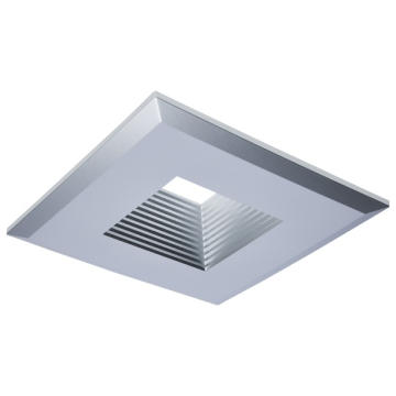 SATCO|NUVO Deep Baffle Trim - 5/6" Square - Brushed Nickel Finish