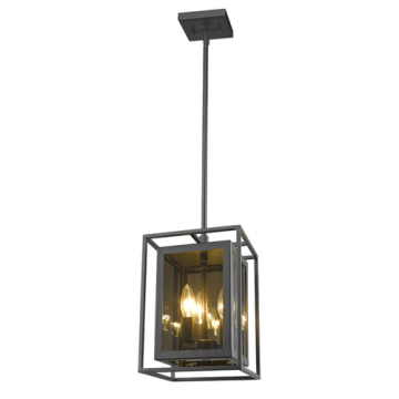 Z-Lite Infinity 3-Light Pendant - 120V - Misty Charcoal