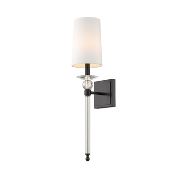 Z-Lite Ava 1-Light Wall Sconce - 120V - Matte Black