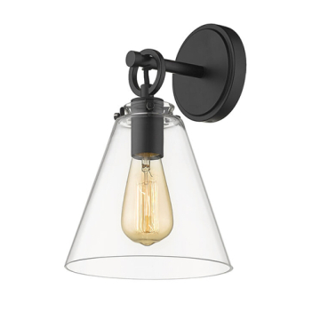 Z-Lite Harper 8" 1-Light Wall Sconce - 120V - Matte Black