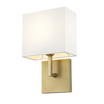 Z-Lite Saxon 1-Light Wall Sconce - 120V - Rubbed Brass