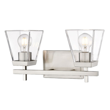 Z-Lite Lauren 2-Light Vanity - 120V - Brushed Nickel