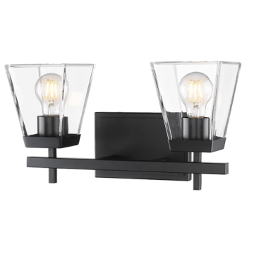Z-Lite Lauren 2-Light Vanity - 120V - Matte Black