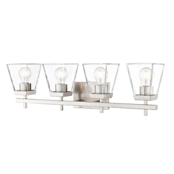 Z-Lite Lauren 4-Light Vanity - 120V - Brushed Nickel