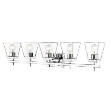 Z-Lite Lauren 5-Light Vanity - 120V - Chrome