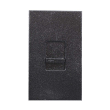 Lutron Nova T Single-Pole Slide-to-Off Dimmer - 600W Max - Black