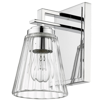 Z-Lite Lyna 1-Light Wall Sconce - 120V - Chrome 