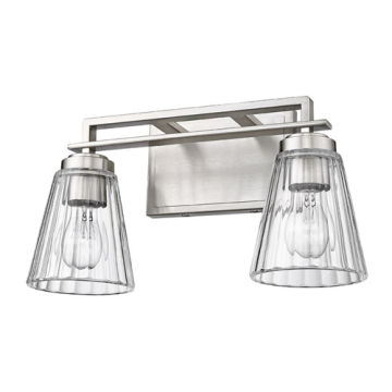 Z-Lite Lyna 2-Light Vanity - 120V - Brushed Nickel