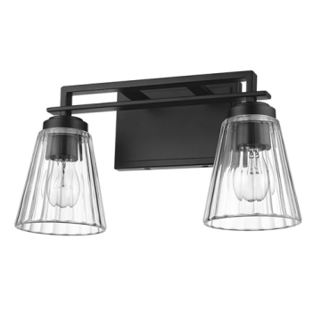 Z-Lite Lyna 2-Light Vanity - 120V - Matte Black