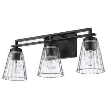Z-Lite Lyna 3-Light Vanity - 120V - Matte Black