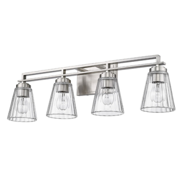 Z-Lite Lyna 4-Light Vanity - 120V - Brushed Nickel